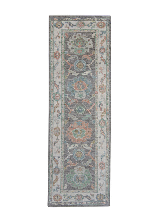 Turkish Oushak Runner Rug 2'9" x 8'3" #16170