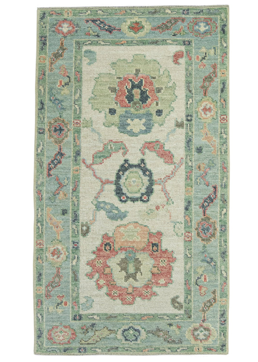 Turkish Oushak Rug 2'10" x 5' #20228