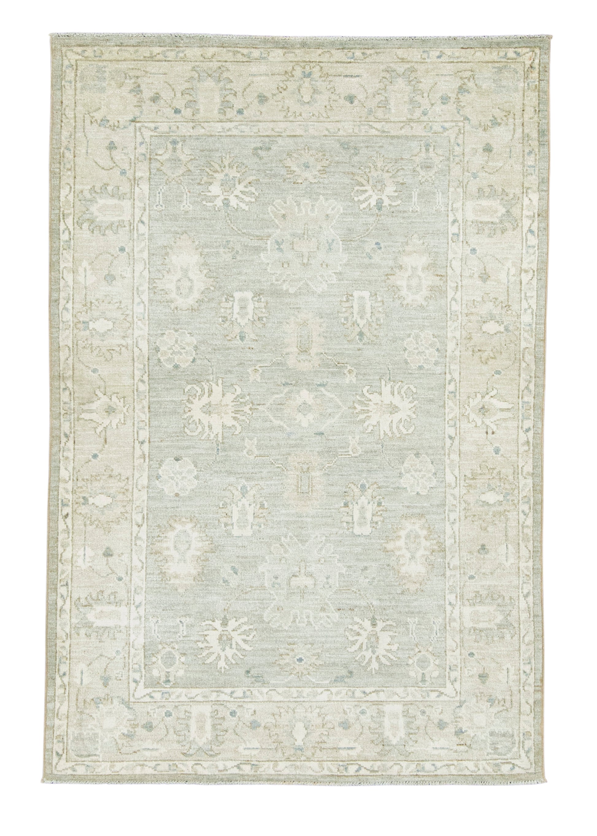 Oushak Rug 4'0" x 6'1" #22749
