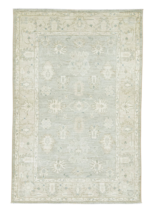 Oushak Rug 4'0" x 6'1" #22749