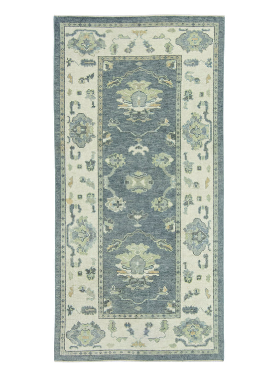 Turkish Oushak Rug 3'11" x 7'10" #18082