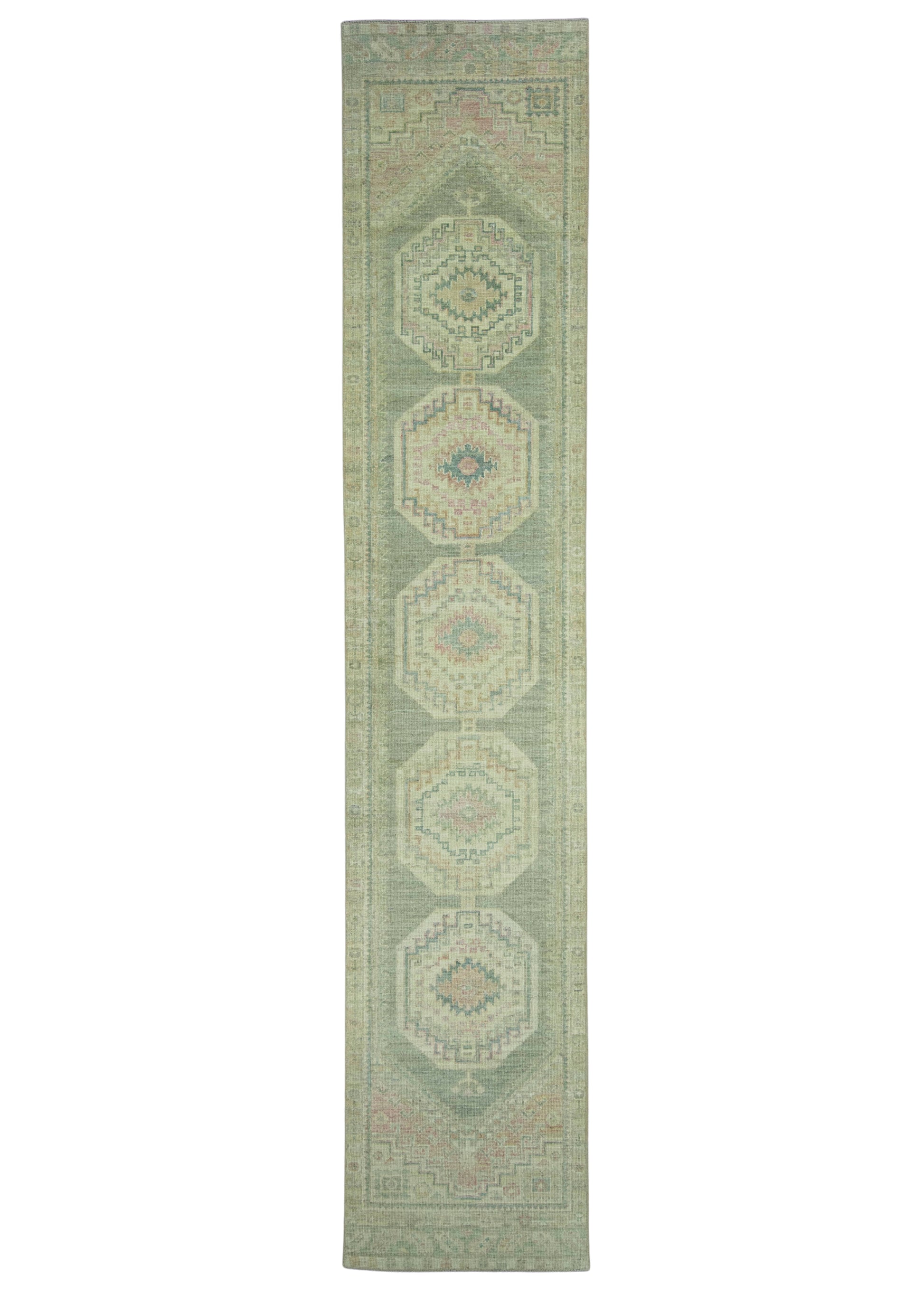 Turkish Oushak Rug 2'11" x 4'10" #19468