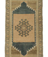Turkish Mini Rug Oriental Hand Knotted Vintage Rug 1'7" x 2'8" #21254