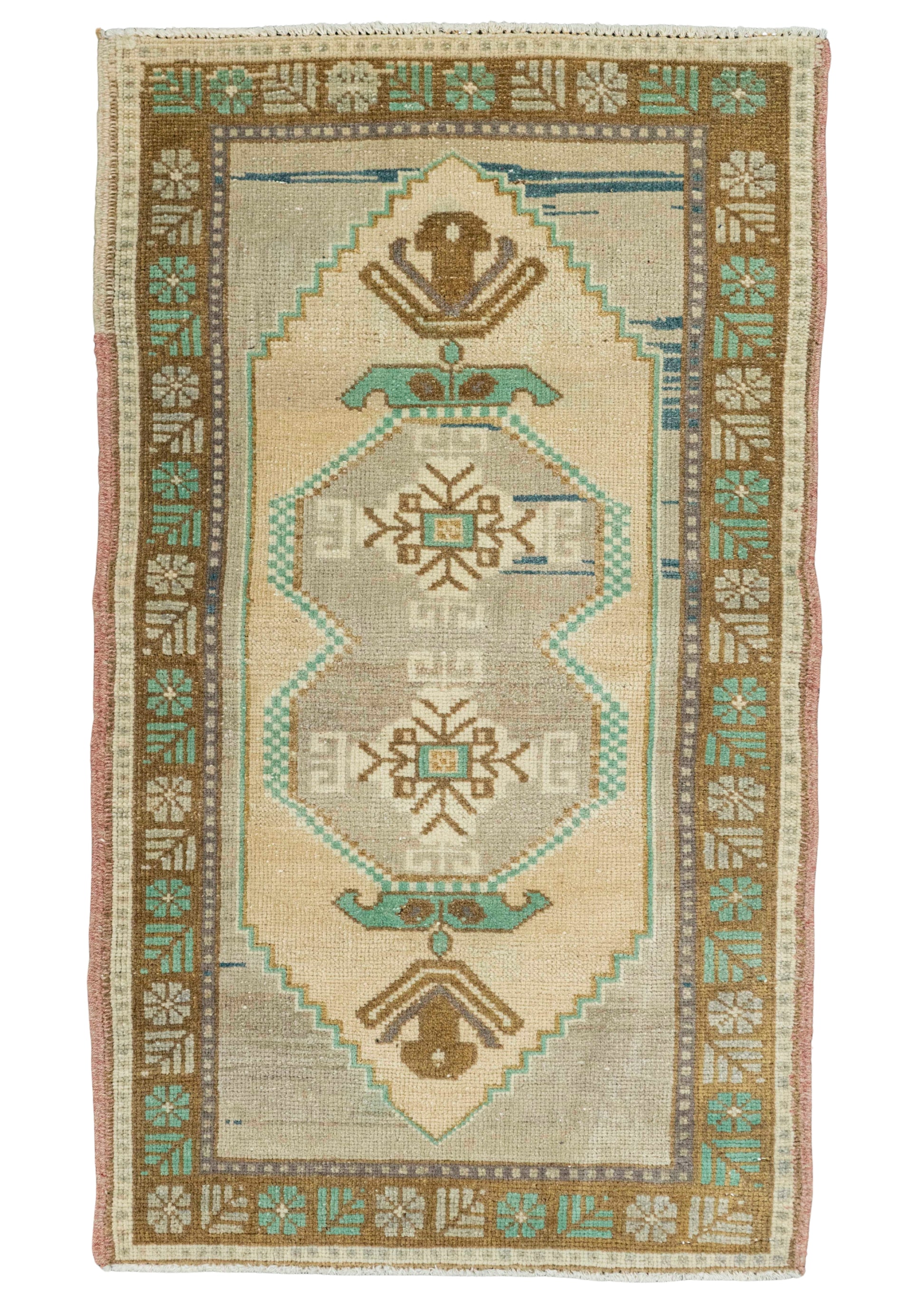 Turkish Yastik Rug  1'10" x  3'1" #22523
