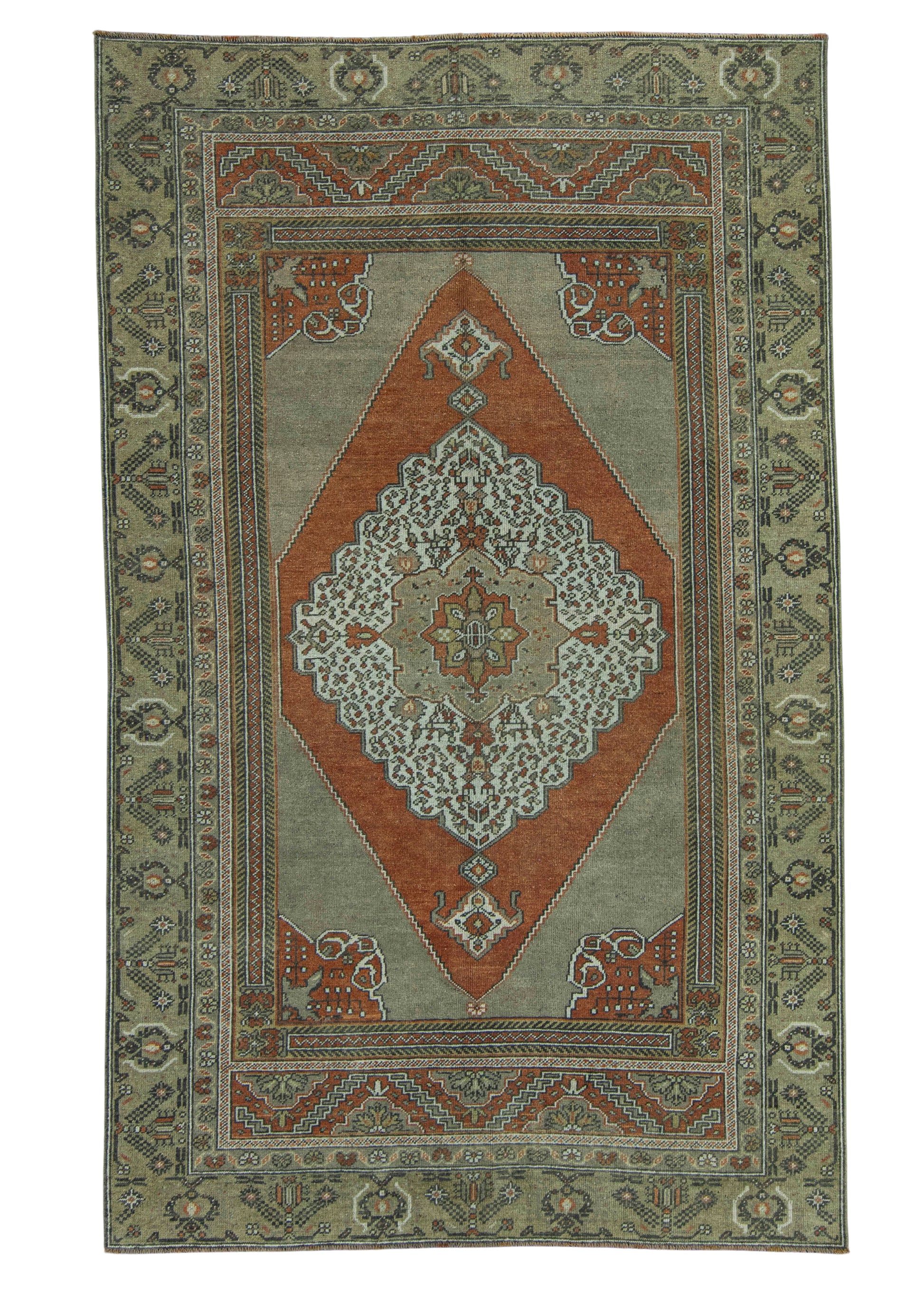 Turkish Vintage Rug 6'1" x 10' #20591