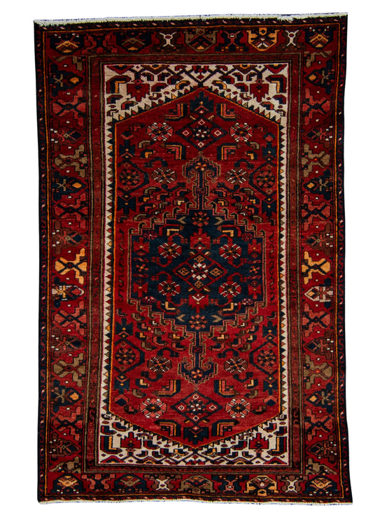Oriental Handmade Vintage Rug 4'1" x 6'5" #21480