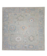 Square Turkish Oushak Rug 12'1" x 12'5" #17381