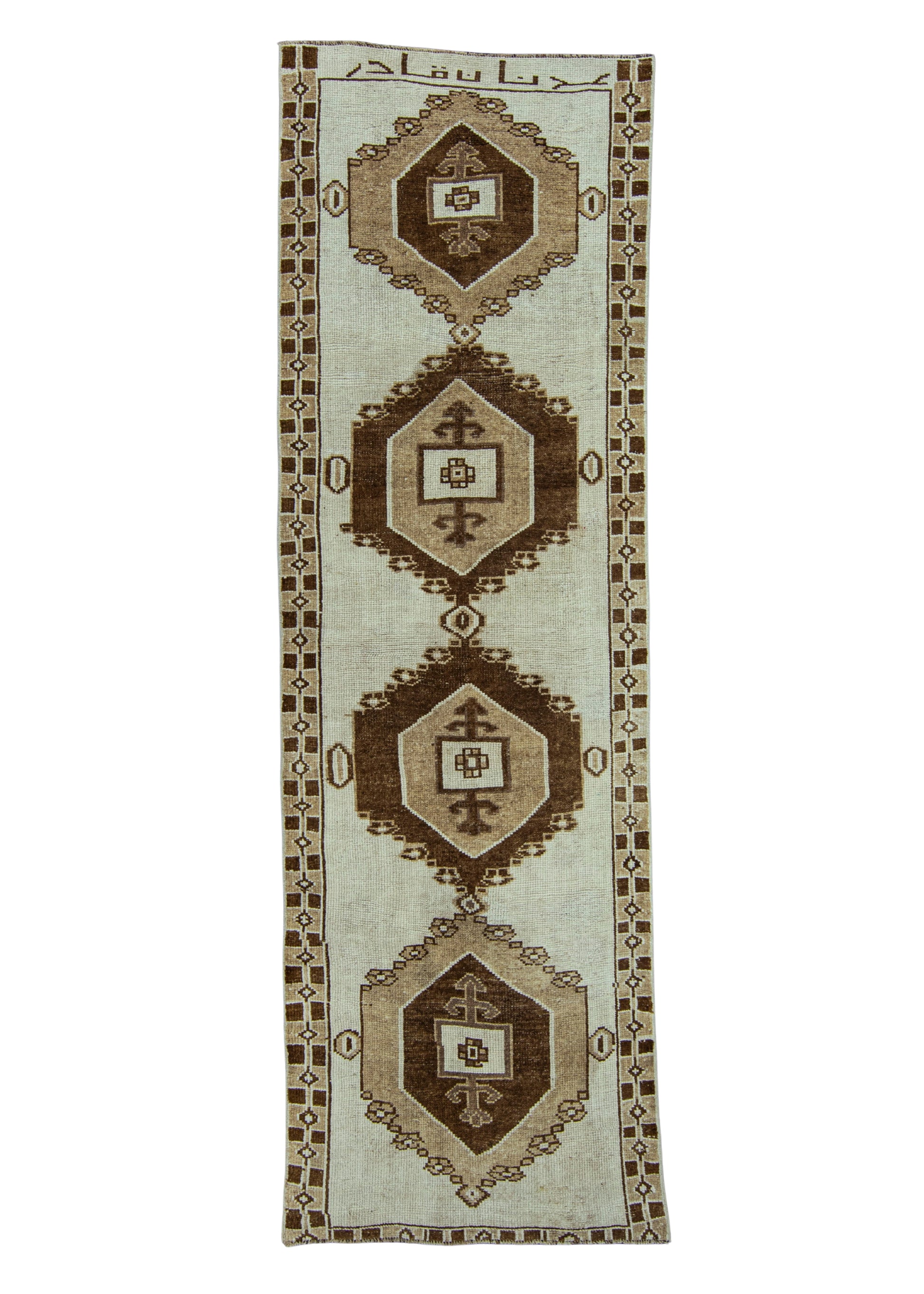 Turkish Vintage Rug 3'6" x 11' #20834