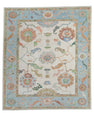 Turkish Oushak Square Rug 8'7" x 9'10" #20426