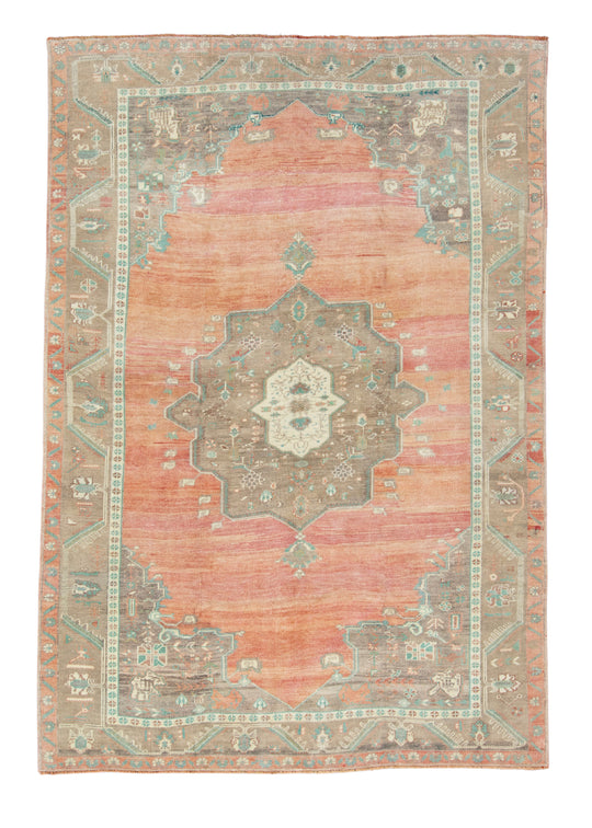 Turkish Vintage Rug 6' x 8'9" #17703