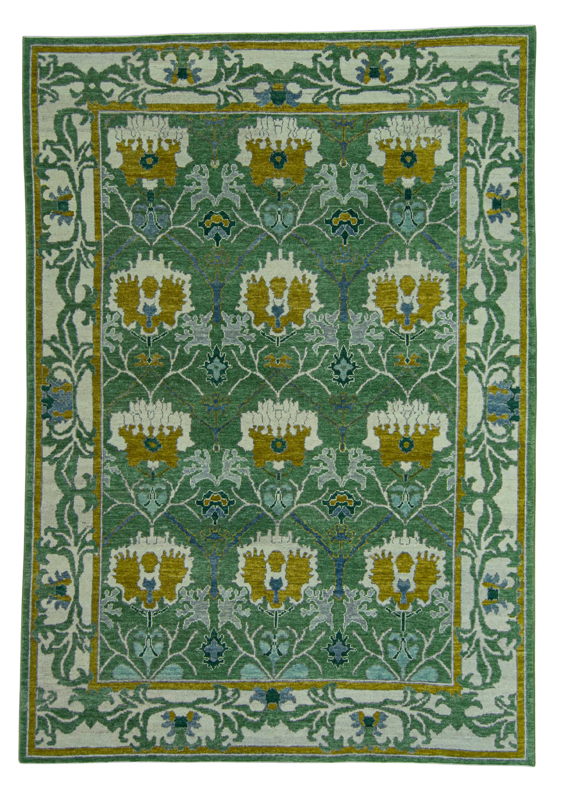 Turkish Oushak Rug 9'7" x 13'7" #20146