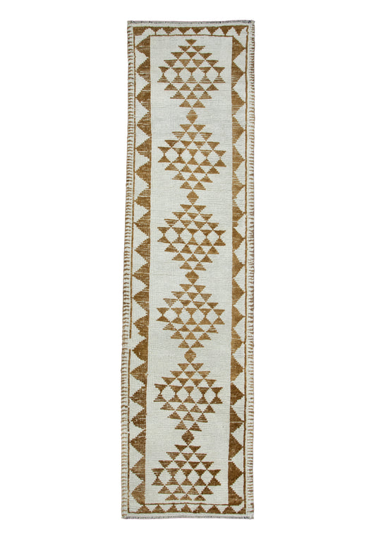 Turkish Vintage Anatolian Runner Rug 2'8" x 10'5" #17472