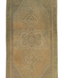 Turkish Mini Rug Oriental Hand Knotted Vintage Rug 1'10" x 3'1" #21030