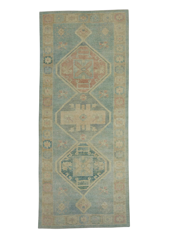 Turkish Oushak Rug 4'11" x 11'11" #18025