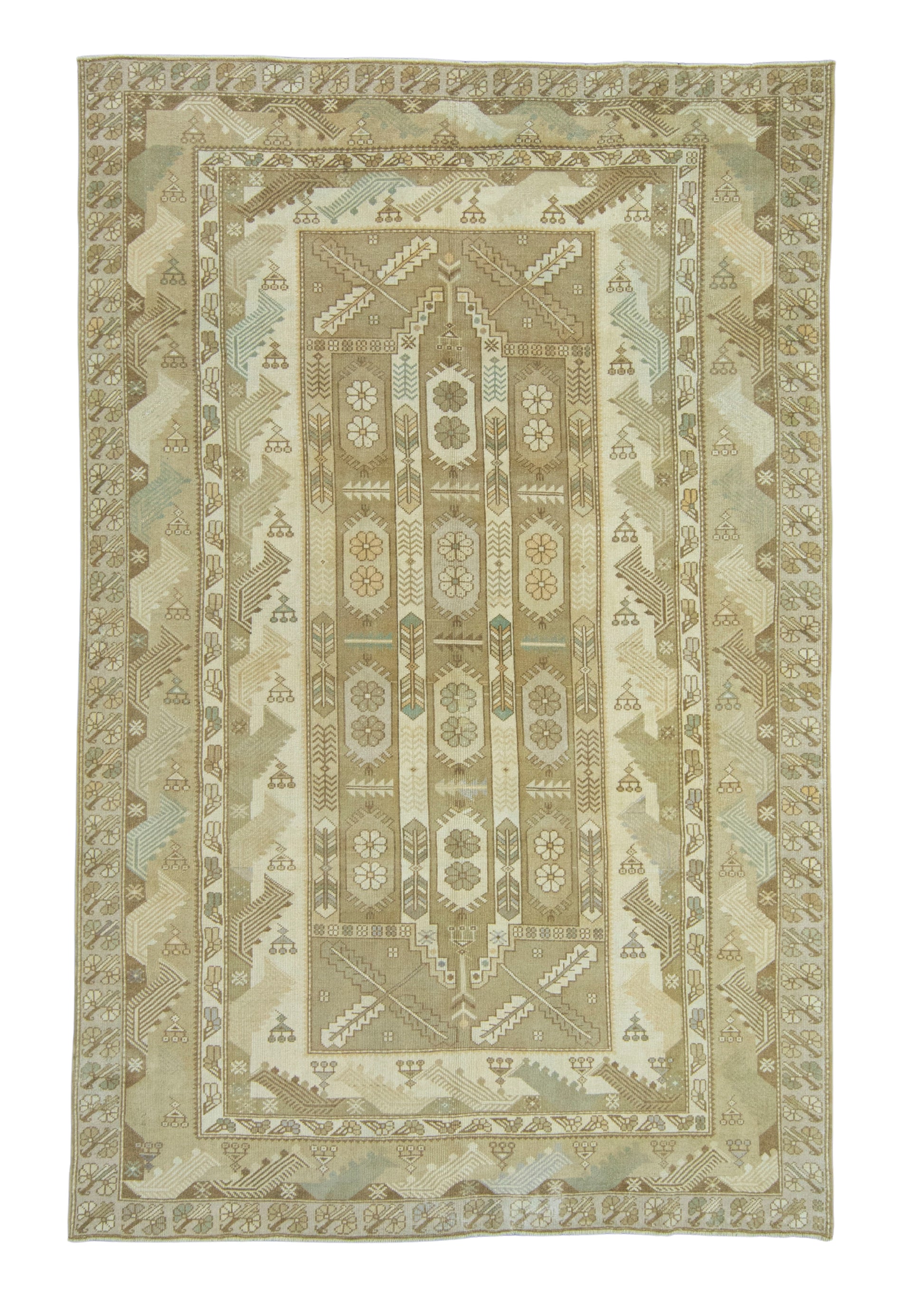 Turkish Vintage Rug 6'6" x 10'2" #20577