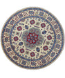 Oriental Hand Knotted Round Rug 8'4" x 8'2" #17100