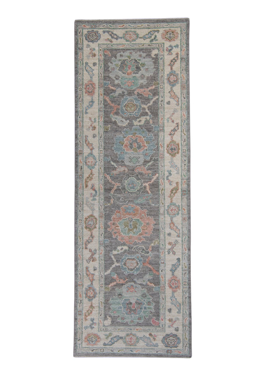 Turkish Oushak Runner Rug 2'9" x 8'1" #16210