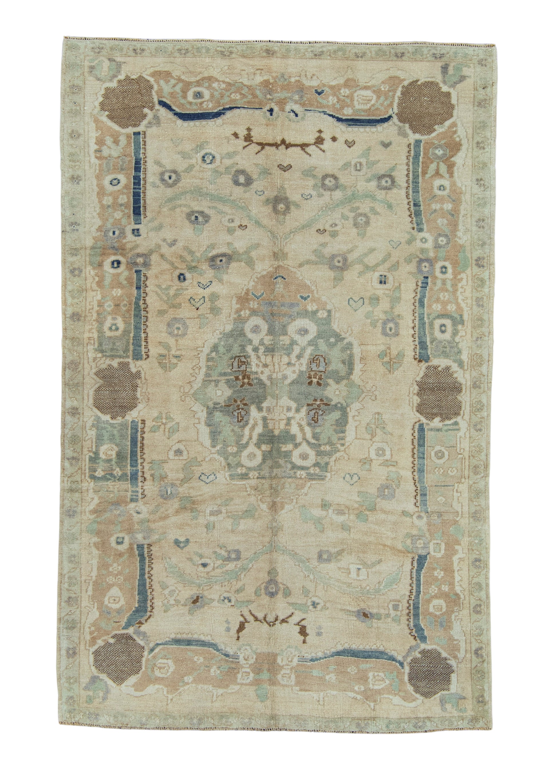Turkish Vintage Rug 5'2" x 8'2" #20783
