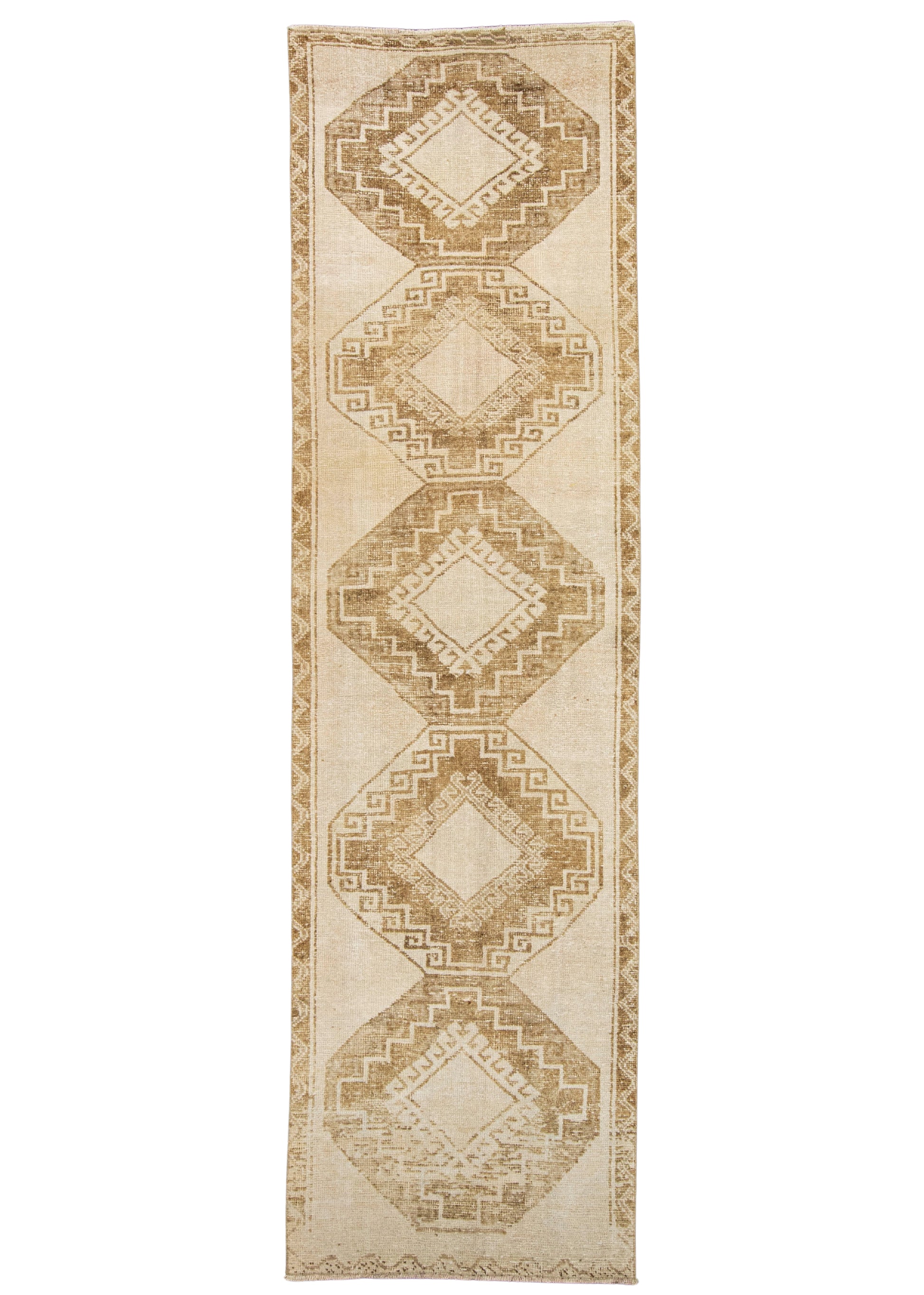 Turkish Vintage Runner Rug 3' x 10'7" #24426