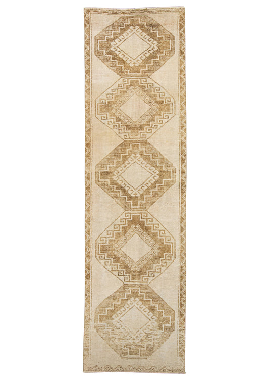 Turkish Vintage Runner Rug 3' x 10'7" #24426