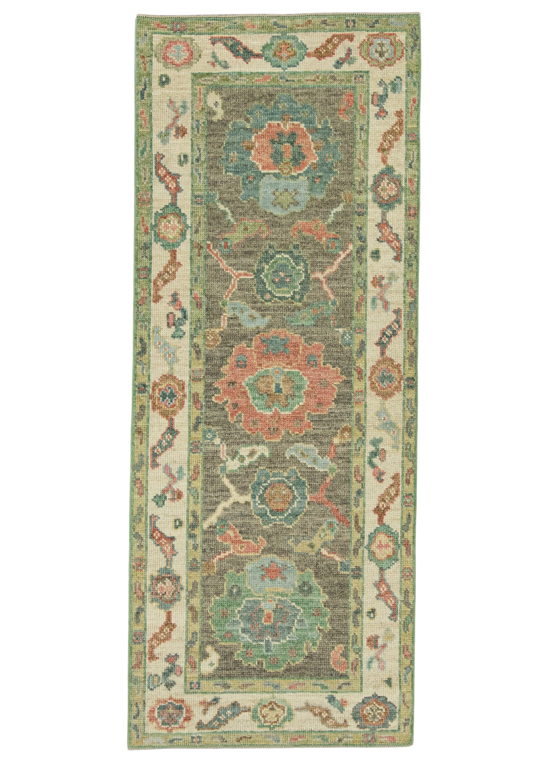 Turkish Oushak Rug 2'6" x 6'4" #20225