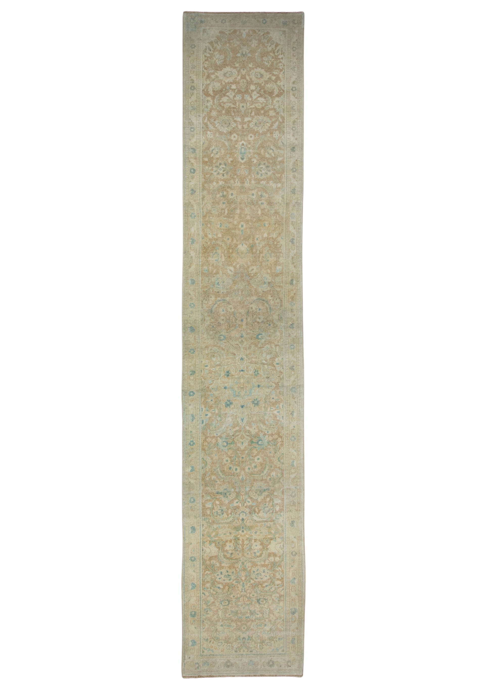 Turkish Vintage Anatolian Runner Rug 2'7" x 13'2" #17516