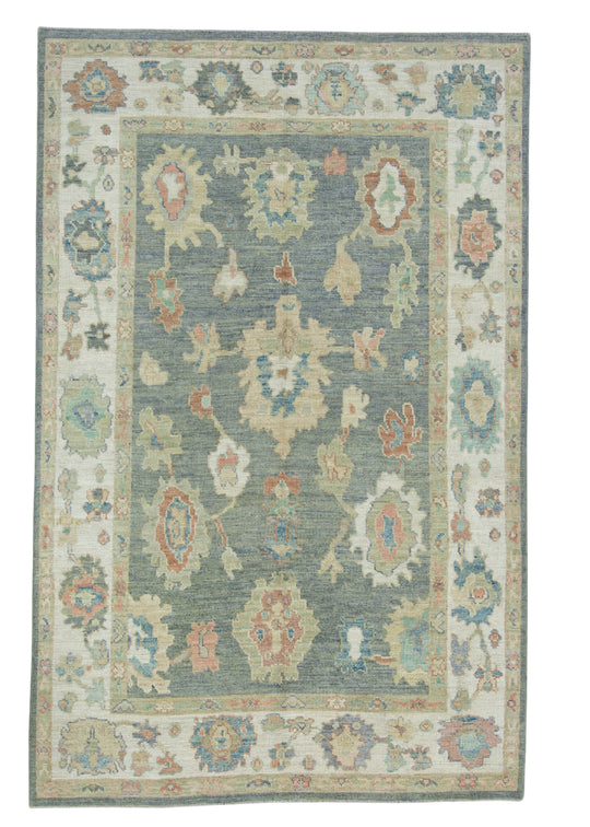 Turkish Oushak Rug 5'9" x 9' #17893