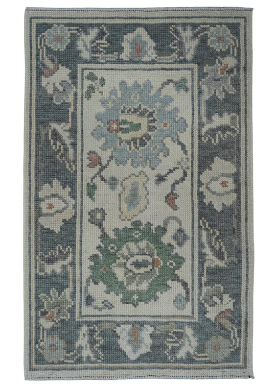 Turkish Oushak Rug 2' x 3'5" #19544