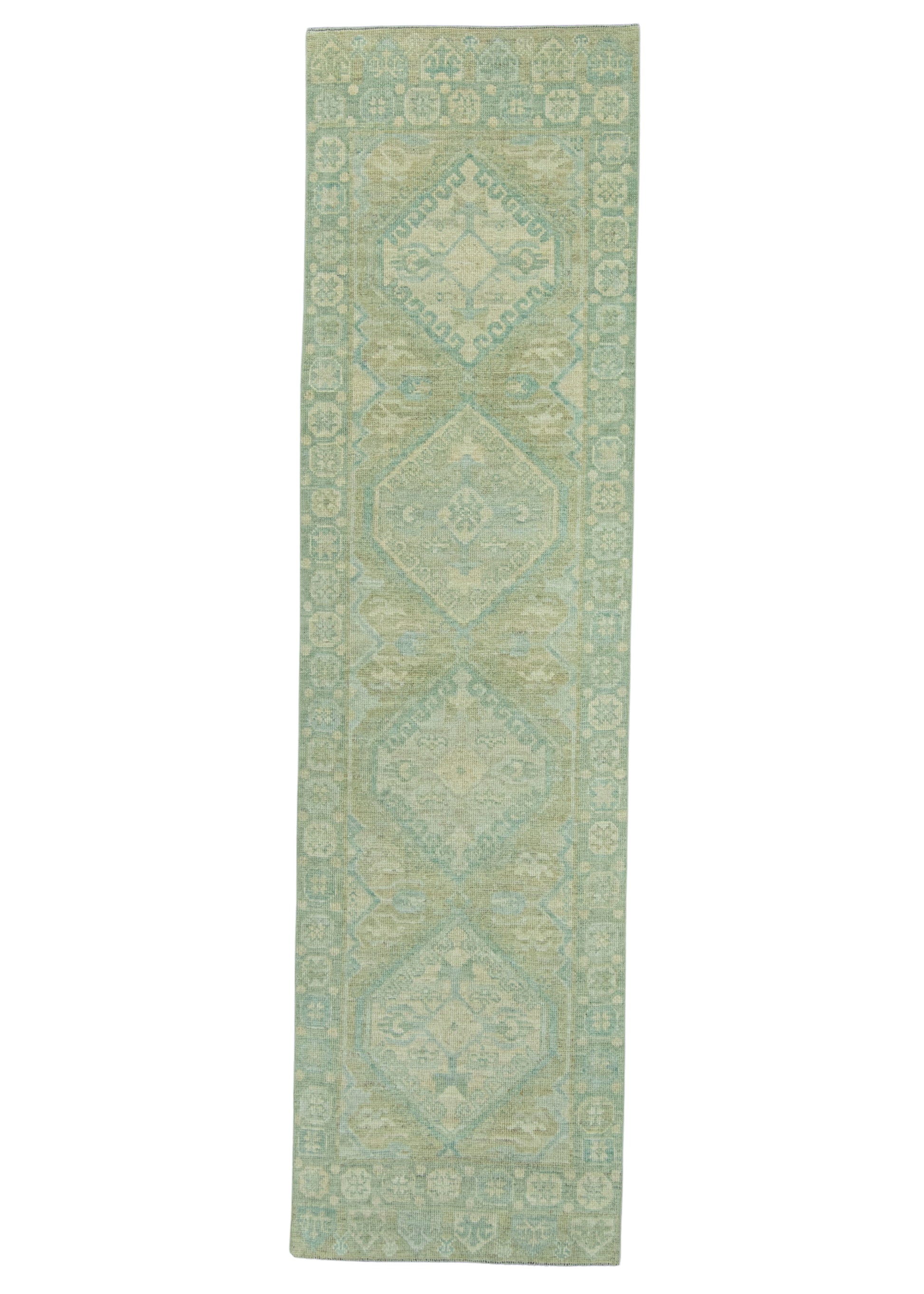 Turkish Oushak Rug 2'10" x 10'6" #20040