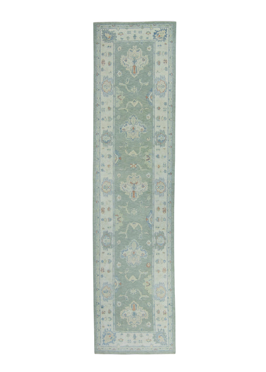 Turkish Oushak Runner Rug 3'9" x 15'3" #17162