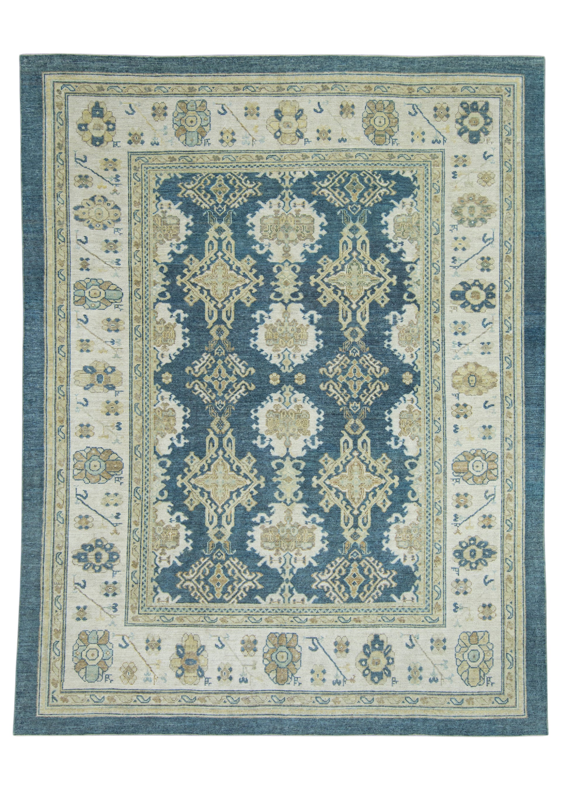 Turkish Oushak Rug 9'6" x 12'3" #17325