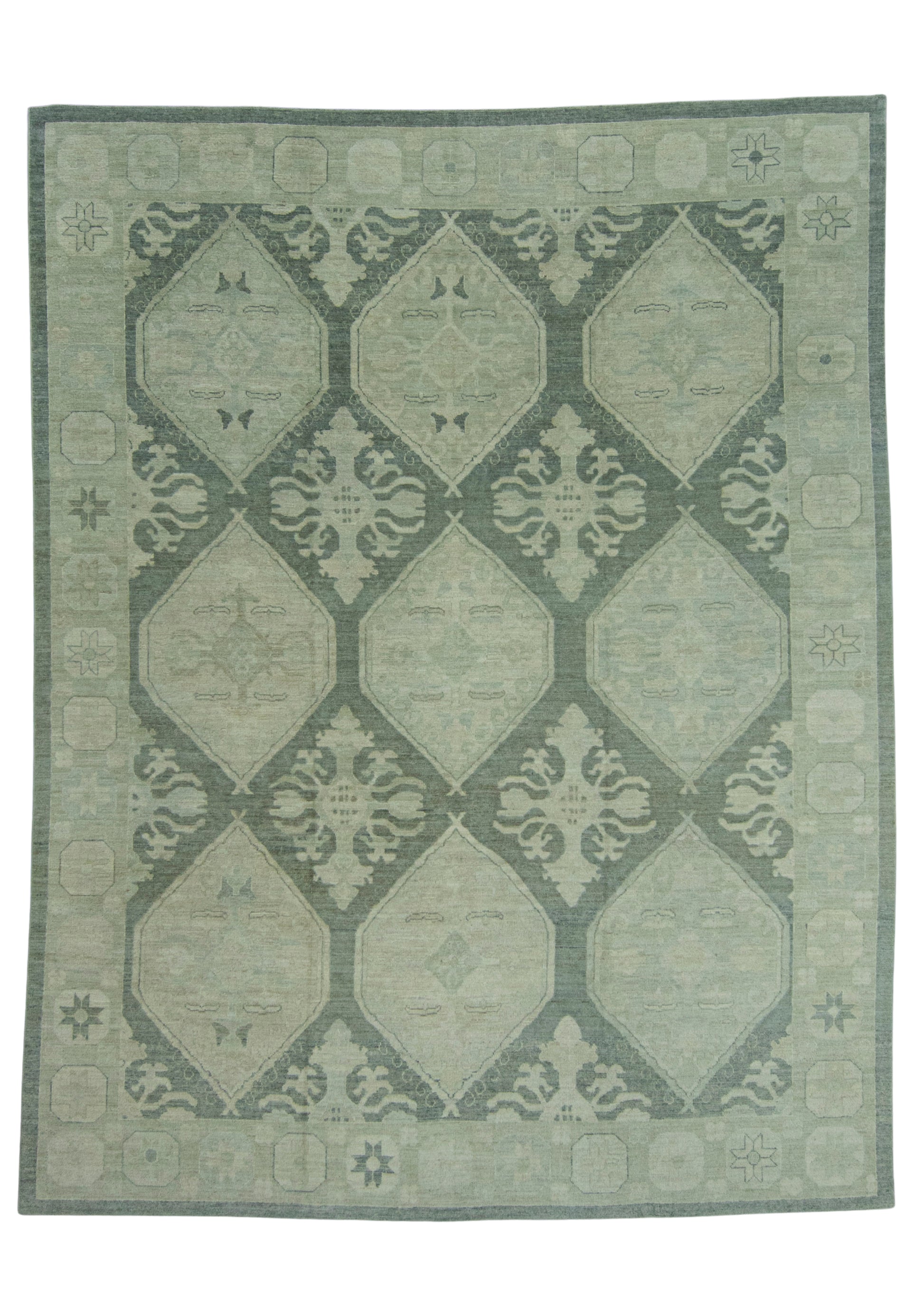 Turkish Oushak Rug 11'11" x 15'3" #19420
