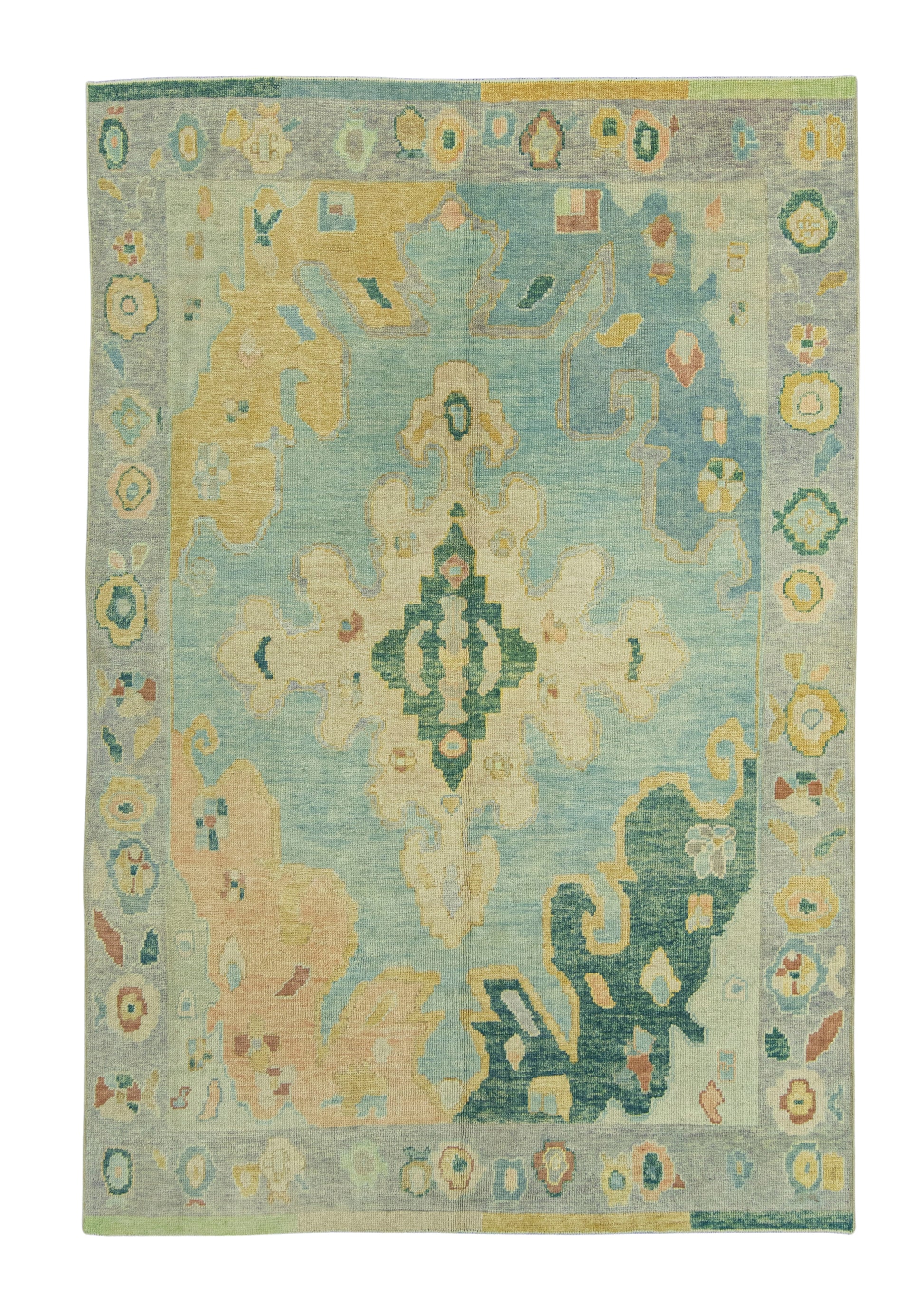 Turkish Oushak Rug 6' x 8'11" #19151