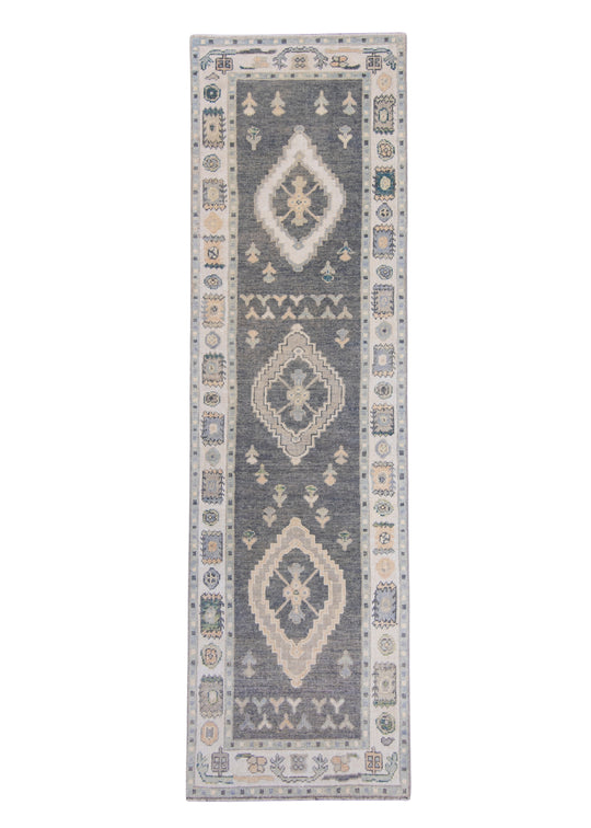 Turkish Oushak Runner Rug 3' x 10'3" #16765