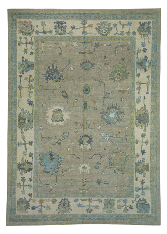 Turkish Oushak Rug 8'6" x 12'1 #18108