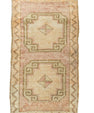 Turkish Mini Rug Oriental Hand Knotted Vintage Rug 1'9" x 3'1" #21290