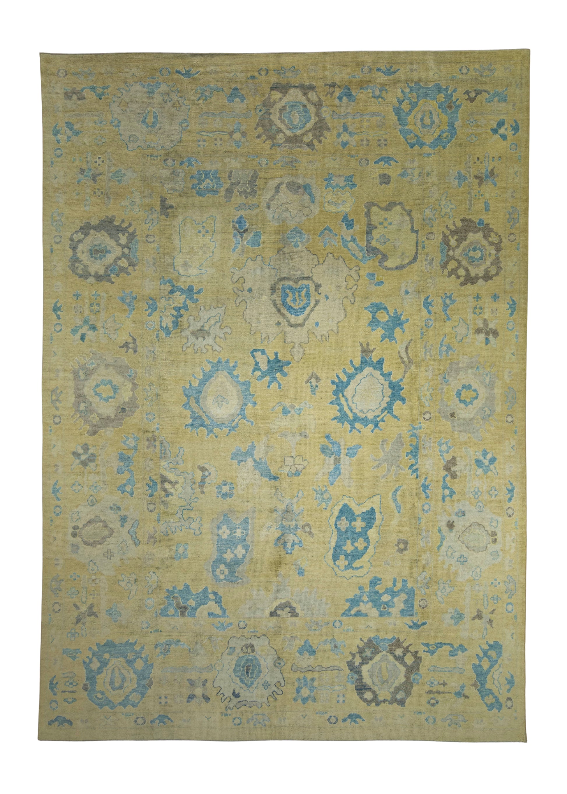 Turkish Oushak Rug 9'11" x 13'11" #18610