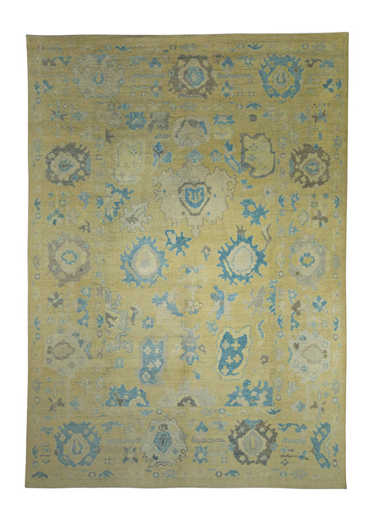 Turkish Oushak Rug 9'11" x 13'11" #18610