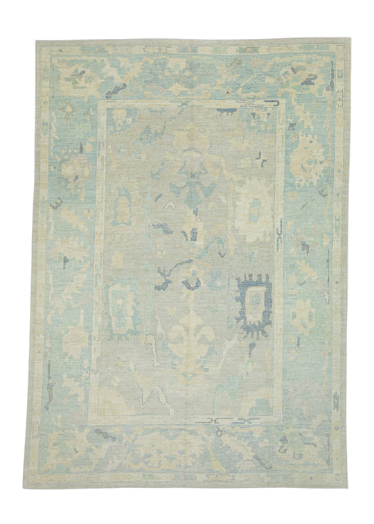 Turkish Oushak Rug 9'10" x 13'10" #16516