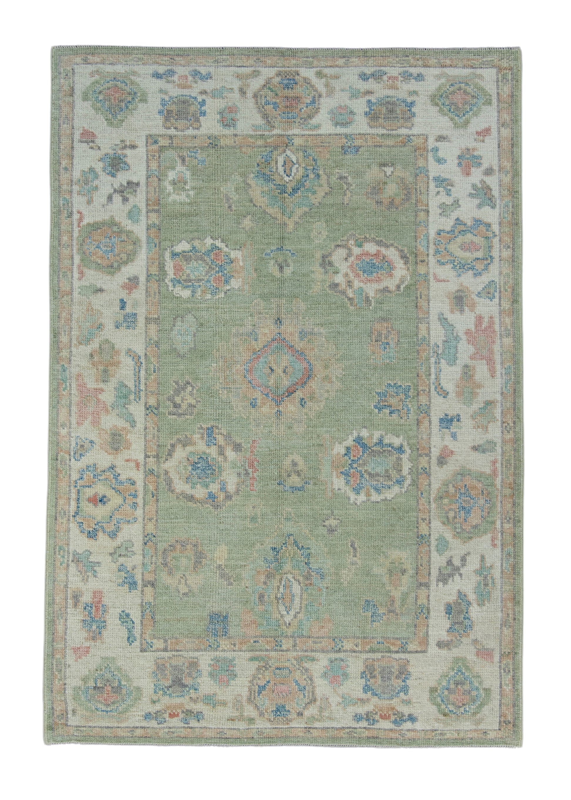 Turkish Oushak Rug 4' x 5'10" #17892