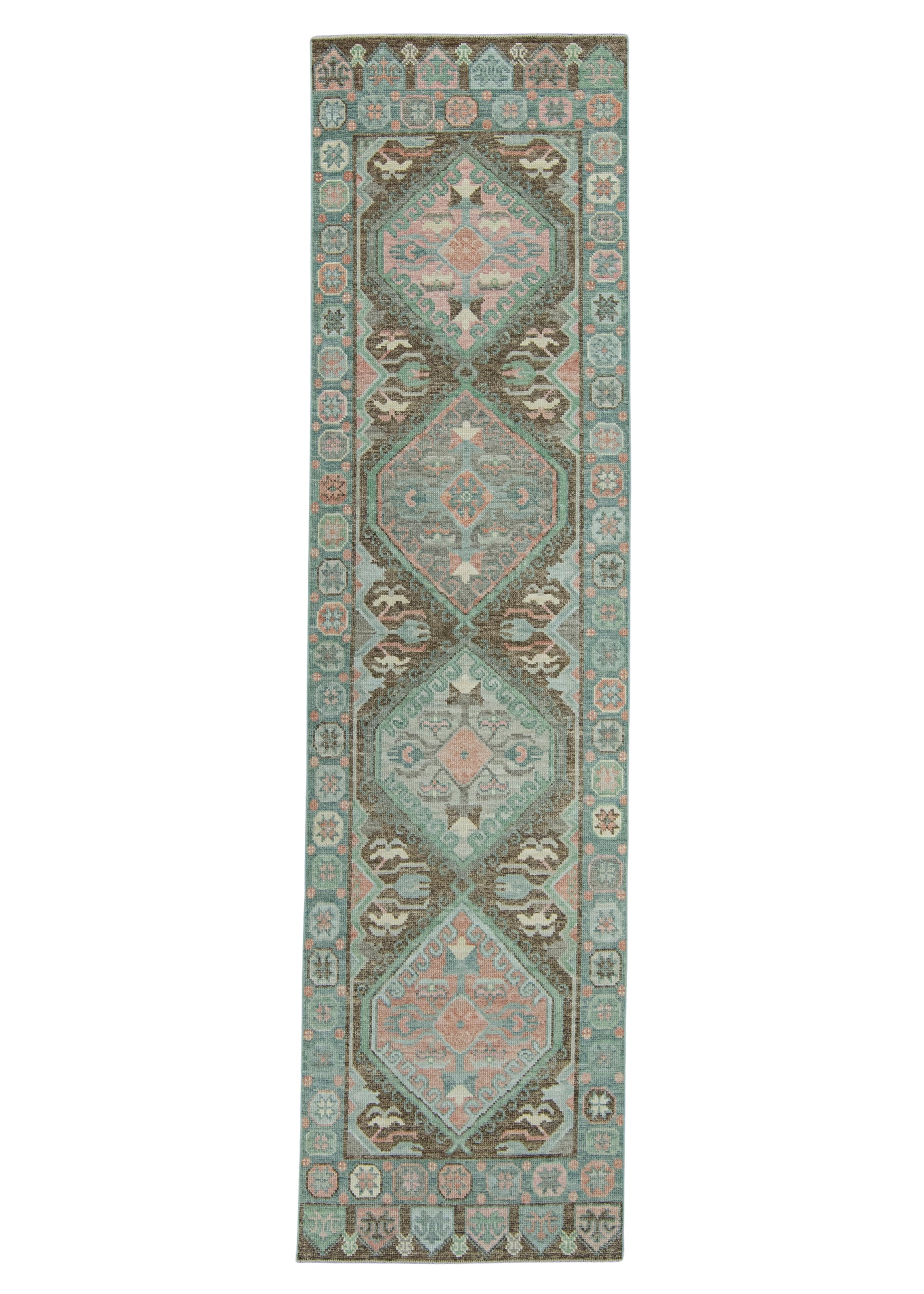 Turkish Oushak Rug 2'9" x 10'6" #20022