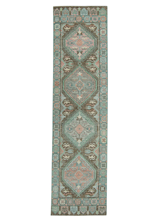 Turkish Oushak Rug 2'9" x 10'6" #20022