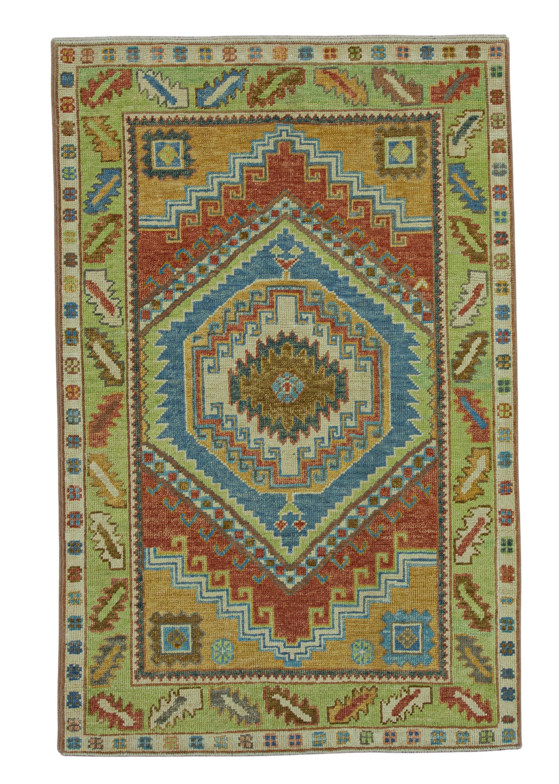 Turkish Oushak Rug 4'x 6'3" #19074