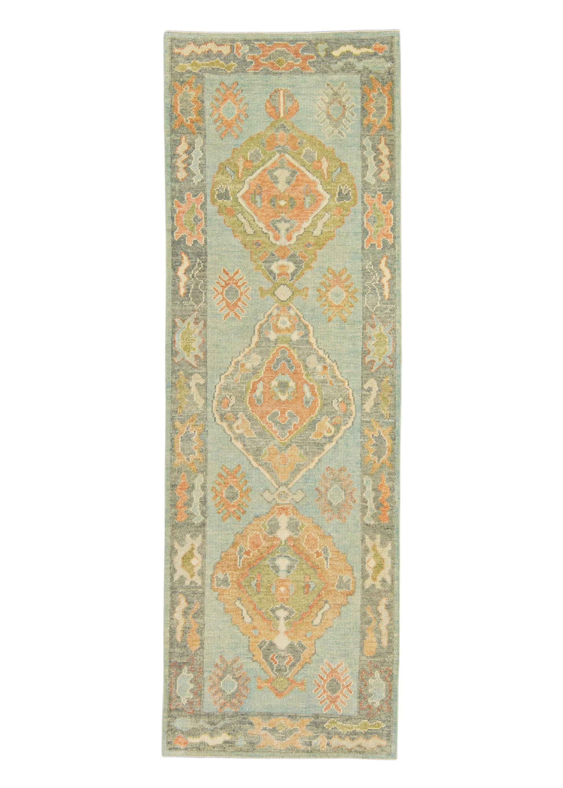 Turkish Oushak Rug 2'10" x 8'8" #22147