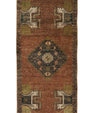 Turkish Mini Rug Oriental Hand Knotted Vintage Rug 1'7" x 3'4" #21275