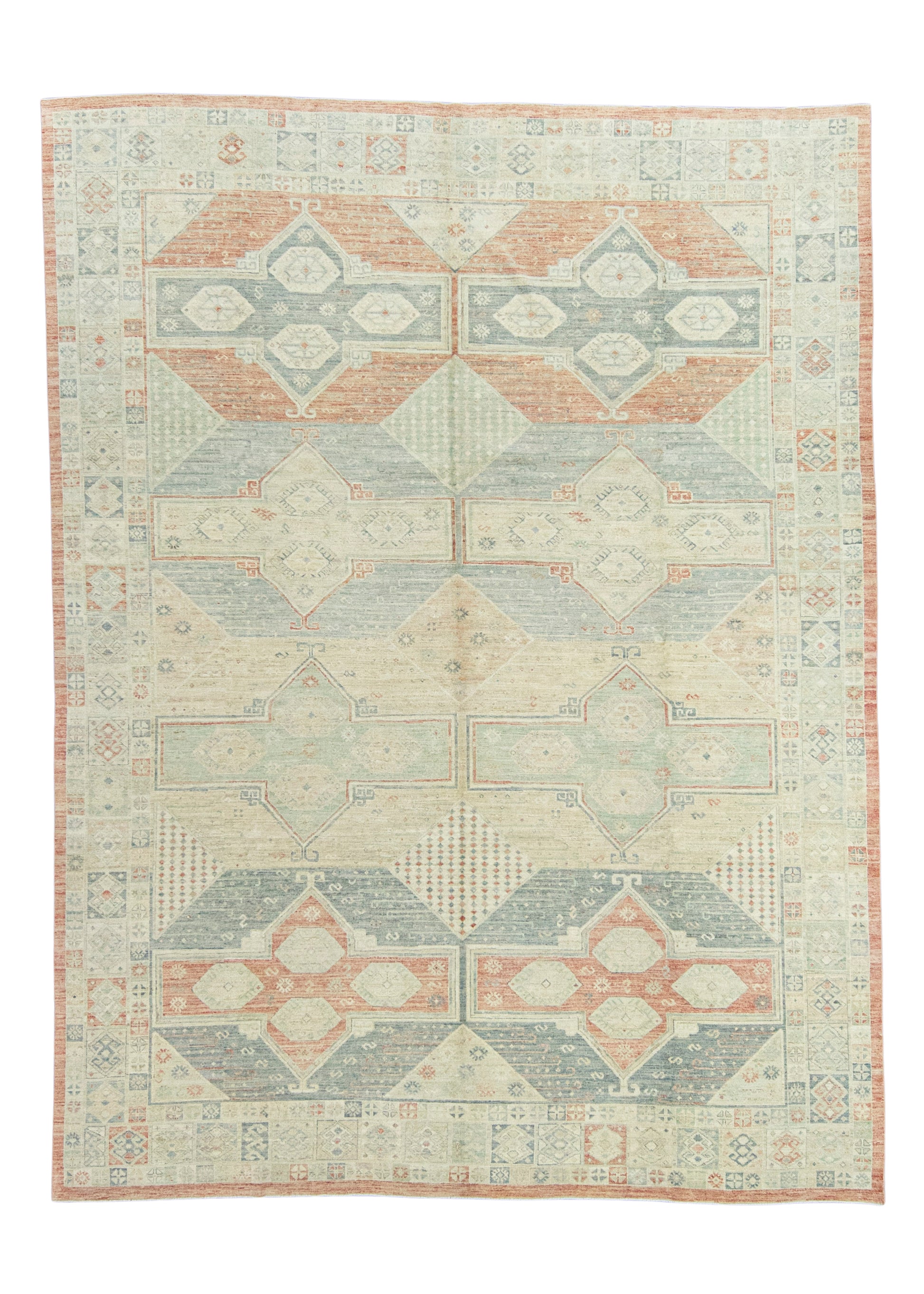 Turkish Oushak Antique Look Rug 10'5" x 13'11" #21307