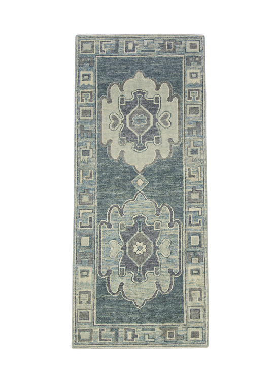 Turkish Oushak Rug 2'7" x 5'11" #12041