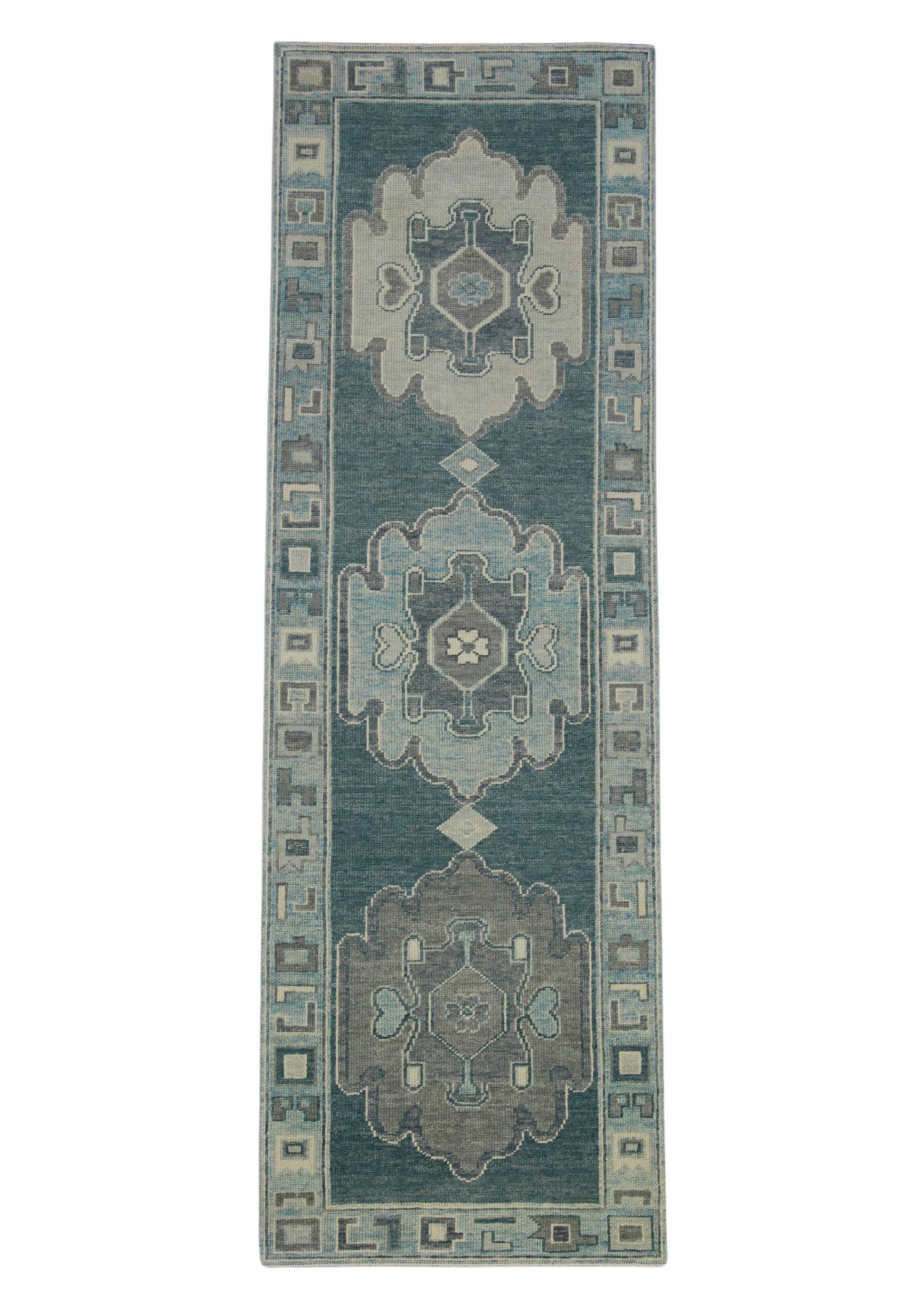 Turkish Oushak Rug 2'10" x 8'9" #12110