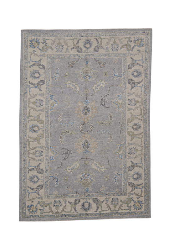 Turkish Oushak Rug 6'4" x 9'1" #11914