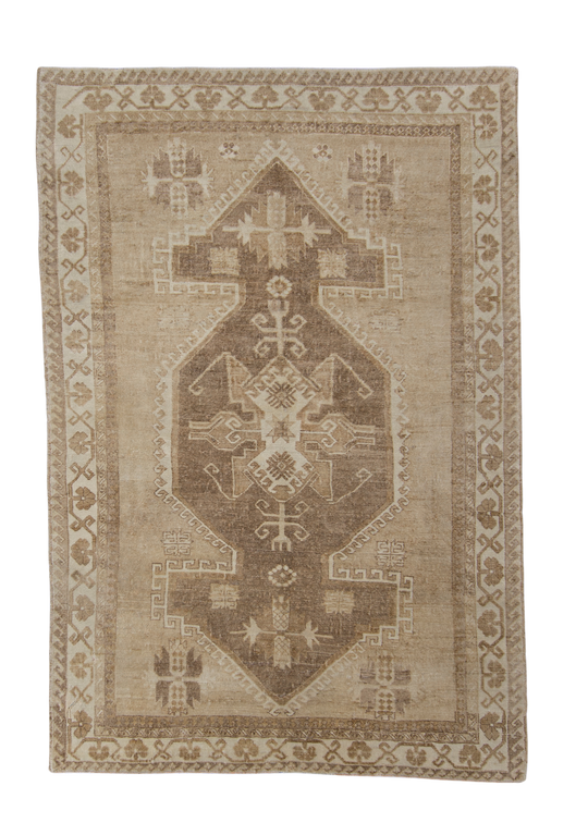 Turkish Vintage Anatolian Rug 6'4" x 9'4" #11498